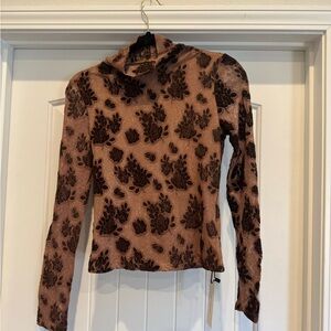 Commense Tan Long Sleeve Top
